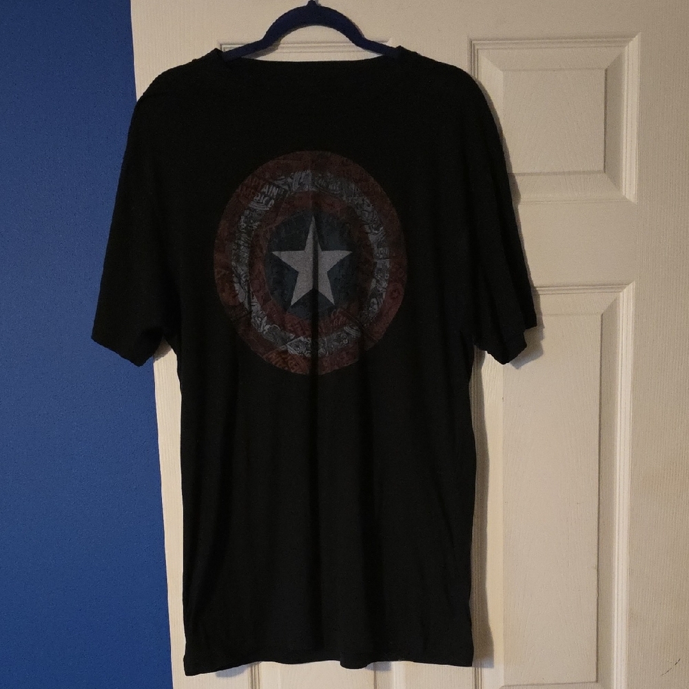 Marvel Black and Red Short Sleeve Tee